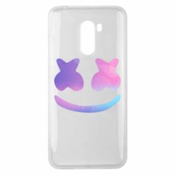 Чехол для Xiaomi Pocophone F1 Marshmello and smile - PrintSalon