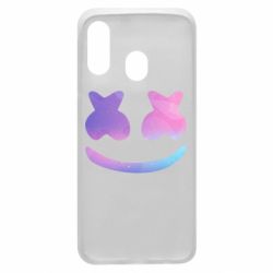 Чехол для Samsung A40 Marshmello and smile - PrintSalon