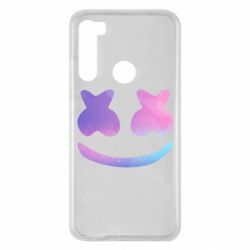 Чехол для Xiaomi Redmi Note 8 Marshmello and smile - PrintSalon