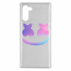 Чехол для Samsung Note 10 Marshmello and smile - PrintSalon