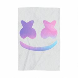 Полотенце с принтом Marshmello and smile - PrintSalon