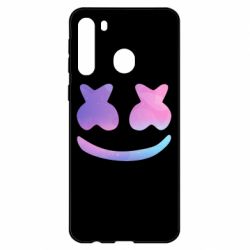 Чехол для Samsung A21 Marshmello and smile - PrintSalon