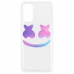 Чехол для Oppo Reno 4 Marshmello and smile - PrintSalon