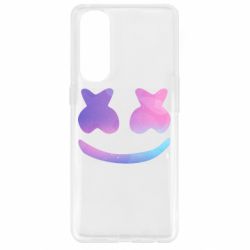 Чехол для Oppo Reno 4 Pro Marshmello and smile - PrintSalon