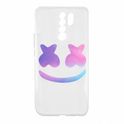 Чехол для Xiaomi Redmi 9 Marshmello and smile - PrintSalon