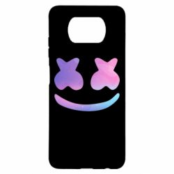 Чехол для Xiaomi Poco X3 Marshmello and smile - PrintSalon