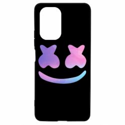 Чехол для Xiaomi Poco F3/K40 Marshmello and smile - PrintSalon