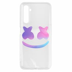 Чехол для Realme 6 Marshmello and smile - PrintSalon