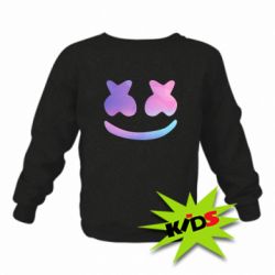 Детский свитшот Marshmello and smile - PrintSalon