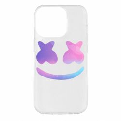 Чехол для iPhone 14 Pro Marshmello and smile - PrintSalon