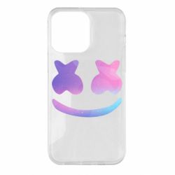 Чехол для iPhone 14 Pro Max Marshmello and smile - PrintSalon