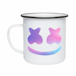 Кружка эмалированная Marshmello and smile - PrintSalon