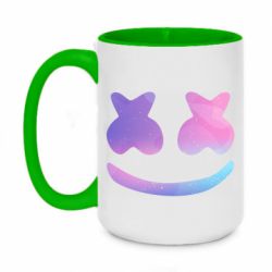 Чашка двухцветная 420ml Marshmello and smile - PrintSalon