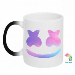 Чашка-хамелеон Marshmello and smile - PrintSalon