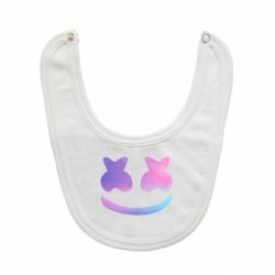 Слюнявчик  Marshmello and smile - PrintSalon