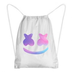 Рюкзак-мешок Marshmello and smile - PrintSalon