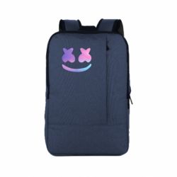 Рюкзак для ноутбука Marshmello and smile - PrintSalon