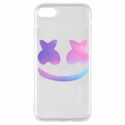 Чехол для iPhone 7 Marshmello and smile - PrintSalon