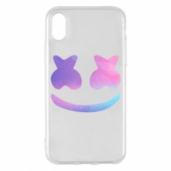 Чехол для iPhone X/Xs Marshmello and smile - PrintSalon