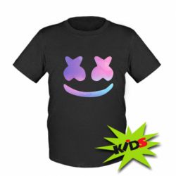 Детская футболка Marshmello and smile - PrintSalon