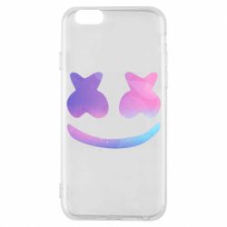 Чехол для iPhone 6/6S Marshmello and smile - PrintSalon