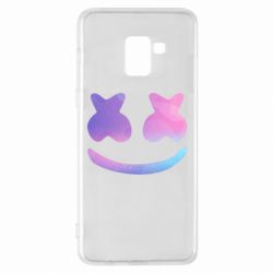 Чехол для Samsung A8+ 2018 Marshmello and smile - PrintSalon