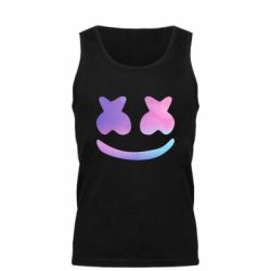 Мужская майка Marshmello and smile - PrintSalon