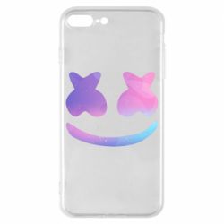 Чехол для iPhone 8 Plus Marshmello and smile - PrintSalon