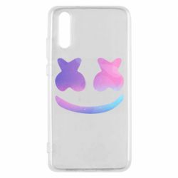 Чехол для Huawei P20 Marshmello and smile - PrintSalon