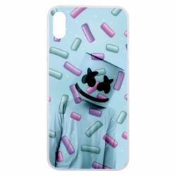 Чехол для iPhone Xs Max Marshmello Dj and background - PrintSalon