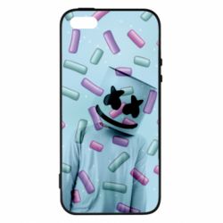 Чехол для iPhone5/5S/SE Marshmello Dj and background - PrintSalon