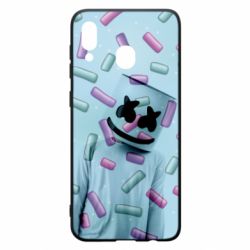 Чехол для Samsung A20 Marshmello Dj and background - PrintSalon