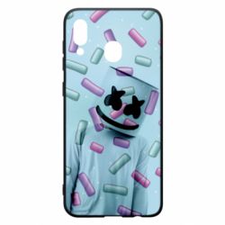 Чехол для Samsung A30 Marshmello Dj and background - PrintSalon