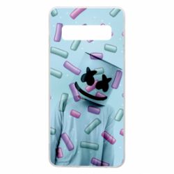 Чехол для Samsung S10 Marshmello Dj and background - PrintSalon