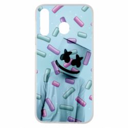Чехол для Samsung M30 Marshmello Dj and background - PrintSalon