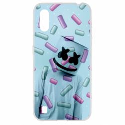 Чехол для Samsung A01/M01 Marshmello Dj and background - PrintSalon