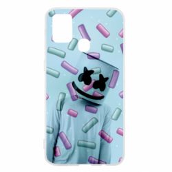 Чехол для Samsung M31 Marshmello Dj and background - PrintSalon
