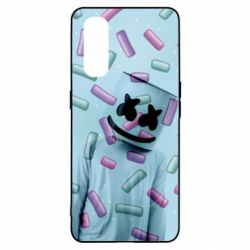 Чехол для Oppo Find X2 Marshmello Dj and background - PrintSalon