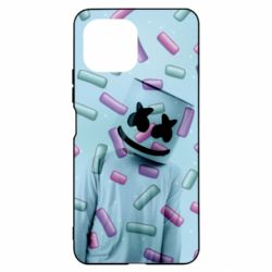 Чехол для Xiaomi Mi11 Lite Marshmello Dj and background - PrintSalon