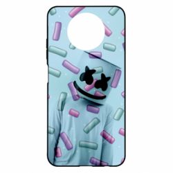 Чехол для Xiaomi Redmi Note 9 5G/Redmi Note 9T Marshmello Dj and background - PrintSalon