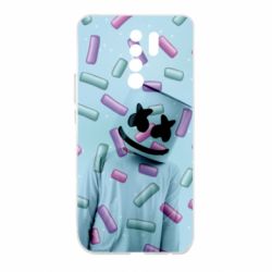 Чехол для Xiaomi Redmi 9 Marshmello Dj and background - PrintSalon