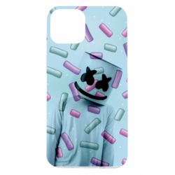 Чехол для iPhone 14 Marshmello Dj and background - PrintSalon