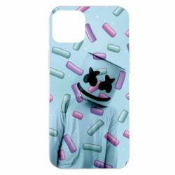 Чехол для iPhone 14 Plus Marshmello Dj and background - PrintSalon