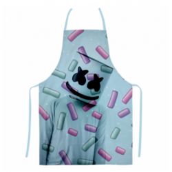 Фартук с 3D принтом Marshmello Dj and background - PrintSalon