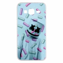 Чехол для Samsung J3 2016 Marshmello Dj and background - PrintSalon