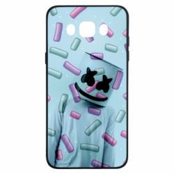 Чехол для Samsung J7 2016 Marshmello Dj and background - PrintSalon