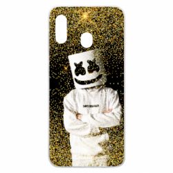 Чехол для Samsung A20 Marshmello Dj and gold - PrintSalon