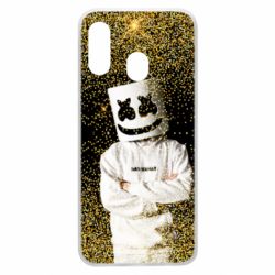 Чехол для Samsung A40 Marshmello Dj and gold - PrintSalon