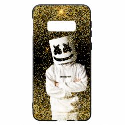 Чехол для Samsung S10e Marshmello Dj and gold - PrintSalon