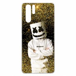 Чехол для Huawei P30 Pro Marshmello Dj and gold - PrintSalon